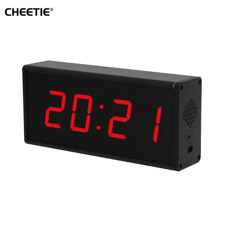 Compact Digital LED Timer nrog Liab LED Zaub rau Tsev Chaw Ua Haujlwm Gym
