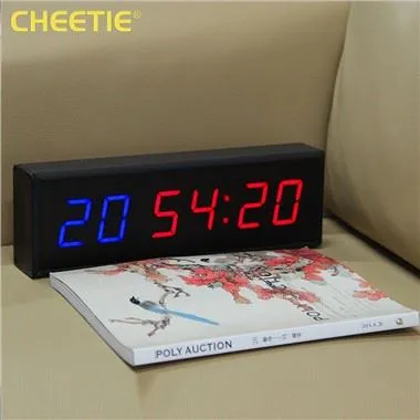 Me LED Gym Timer nrog adjustable brightness nrov tswb