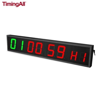 4 Nti LED Timer Clock Rau Kev Kawm Gym